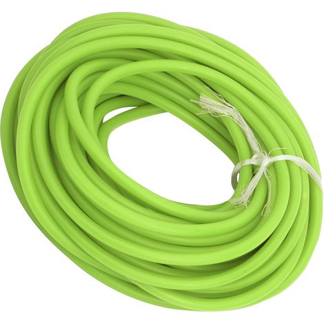 Corde élastique en latex 32,8 pi, diamètre intérieur 1,7 mm/diamètre extérieur 4,5 mm pour lance-pierre, chasse extérieure et fitness, vert (1/5)