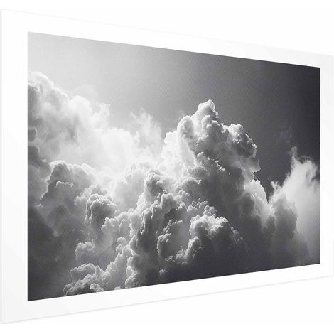 Plakat – Außergewöhnliches Phänomen: Die Sonne erhellt dunkle Wolken (1/4)