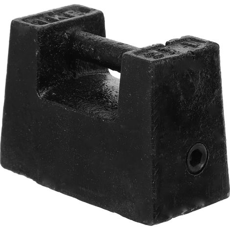 Plaque de Poids en Fonte 1 Kg pour Utilisation en Laboratoire et Balances Cuisine, Surface Lisse, Matériau Fer Robuste pour Étalonnage Précis (1/5)