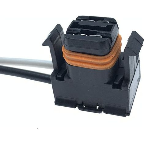 0-1544474-1 Connecteur 2 broches DJ7022F-7.8-21 pour moteur de ventilateur/refroidissement de ventilateur Peugeot (compatible) - Connecteur simple