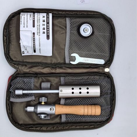 Outdoor Camping Doctor 3955 flamethrower storage bag, flamethrower, igniter, portable bag with anti-collision accessories (1/3)