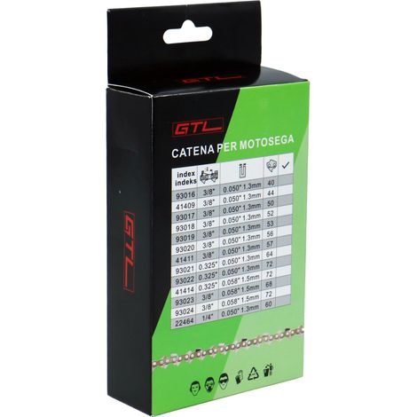 CATENA 3/8 1,3-57E P/MOTOSEGA KT-3800 CM.40/16- 1,0 pz