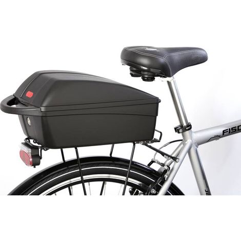 FISCHER Fahrrad Gepäckbox, abschließbar, mit Reflektor