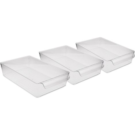 Set organizer per frigorifero Set Trasparente (1/4)