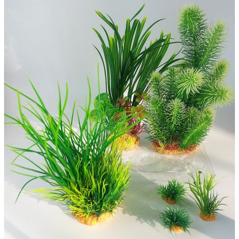 Déco plantkit idro N3 plantes artificielles 6 pieces H 28 cm décoration d'aquarium - zolux