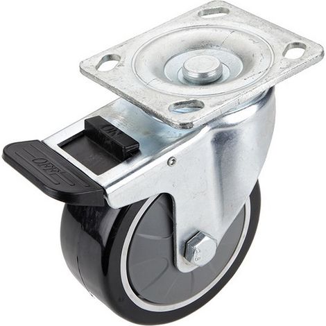 ROUE MOBILE RENFORCÉE POUR CHARIOTS 5x2"