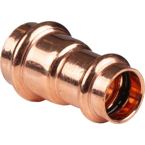 Kupfer Pressfitting Reduzierstück 22 x 18 mm V+M-Kontur DVGW