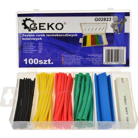 Set di tubi termoretraibili colorati, 100 pezzi (20/100) (1/5)