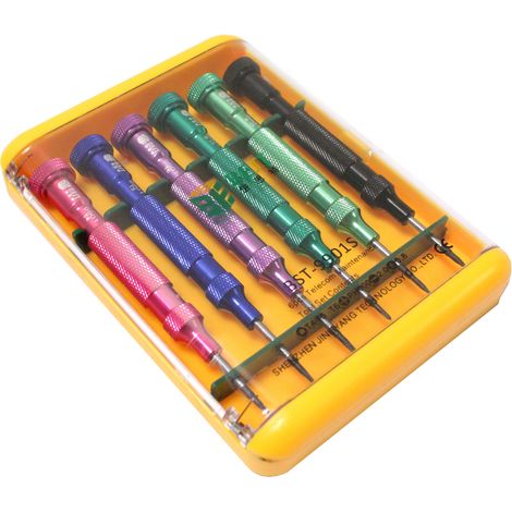 Best - Juego de destornilladores para dispositivos electrónicos de 6 piezas modelo BEST-9901S