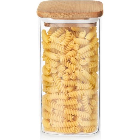GLASBEHÄLTER FÜR LOSE PRODUKTE, LEBENSMITTELGLAS MIT DECKEL, 1,5 LITER