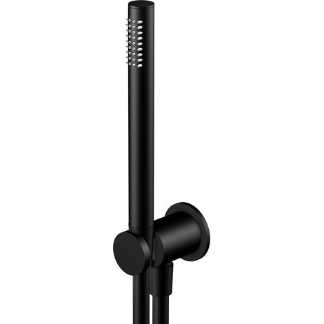 Steinberg 340 - Conjunto de alcachofa de ducha, soporte y manguera, negro mate 340 1670 S (1/5)