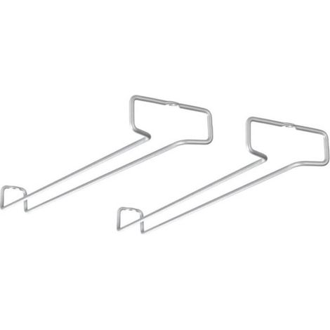 Set 2 Binari Sottoripiano Porta 5/6 Calici Ciascuno Cm 41x11x4 Polytherm Rail 41 (1/4)