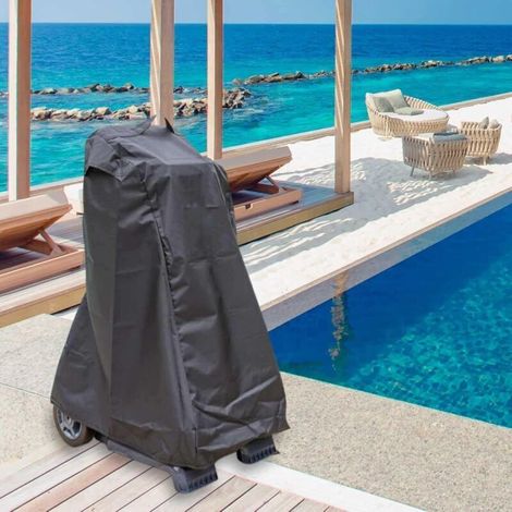Housse Protection Robot Nettoyeur Piscine 210D avec Poignée et Cordon, Compatible Dolphin et Autres Modèles