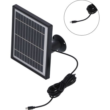 5,5 V 3,3 W Solarpanel Monokristallines Solarpanel Netzteil für drahtlose Sicherheitskameras (1/5)