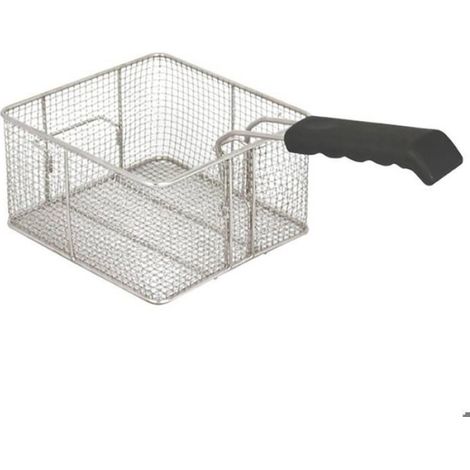 Panier Pour Friteuse - Acier Inoxydable - Dimensions 25 x 23 x 12 cm - Compatible Friteuses 16 L - 1 Pièce