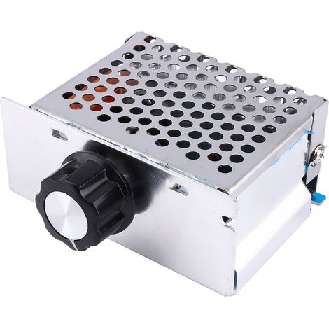Variateur de vitesse 4000W 220V AC Régulateur électronique de tension SCR Moteur (1/5)