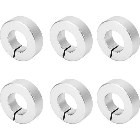 6 Colliers de Serrage en Alliage d'Aluminium Léger pour Arbres 4/5 Pouce, Fixation de Mouvement Linéaire, Lot de 6 Pièces (1/5)