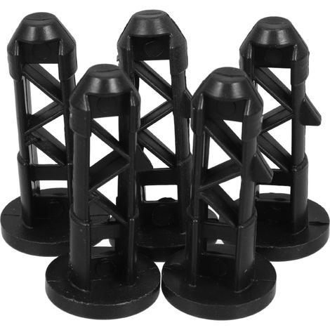 5 Piece Bin Lid Pin Plastic Latches for Garbage Bins Secure Connection Replacement for Outdoor Containers 2.56 x 1.18 x 1.18 Inches (1/5)