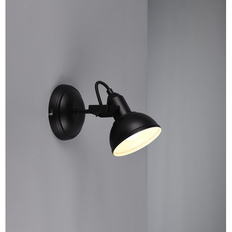 Barra 1 faretto metallo GINA R80151032 13 cm nero (1/4)