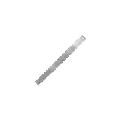 Manche de guitare de 42 cm à bord droit cranté Règle Crantée de Manche de Guitare en Acier Inoxydable Outil de Mesure pour nivellement du manche de guitare (1/5)