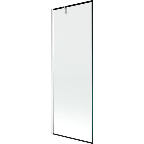 Mexen Next 1-Flügel-Badewannenwand 70 x 150 cm, Schwarzes Design, chrom - 895-070-000-00-70-01