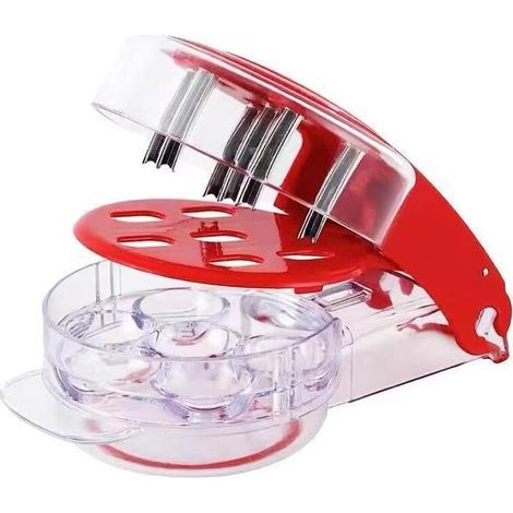 Pitted cherry, plastic, 20.5x11x6 cm, red (1/5)