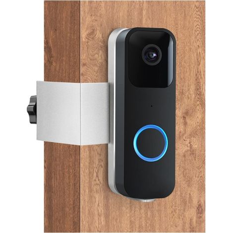 Soporte para timbre, soporte para timbre de seguridad, soporte para cámara con timbre sin taladros (adecuado para puertas de apartamentos Blink), soporte para timbre con video
