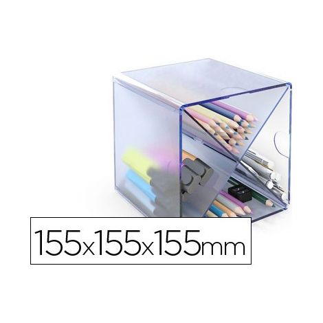 Organizador Archivo 2000 Poliestireno Azul 15 x 15 x 15 cm