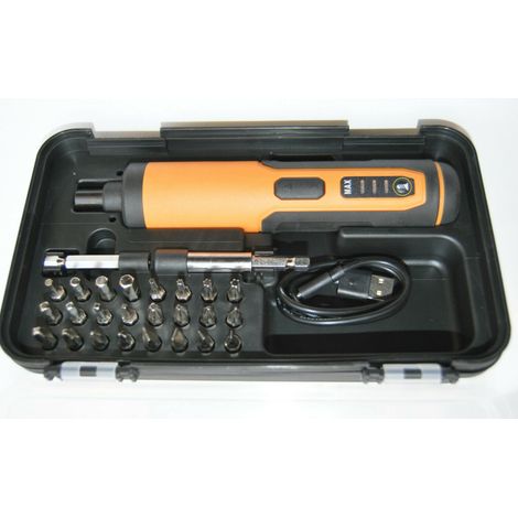 CACCIAVITE GIRAVITE ELETTRICO 3,6V ACCESSORI INSERTI AVVITATORE BATTERIA 355HO