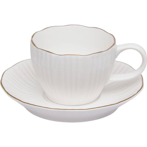 Taza Daphné, 130 ml, blanca - Atmosphera créateur d'intérieur (1/3)