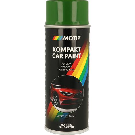 PEINTURE ACRYLIQUE KOMPAKT 44390 VERT BRILLANT 400ML MOTIP
