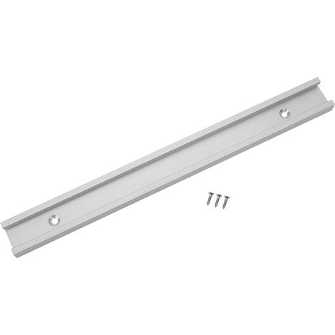 Dalle coulissante, onglet à fente en T avec alliage d'aluminium, dalle coulissante en T pour outils ou accessoires de travail du bois(0.3m) (1/5)