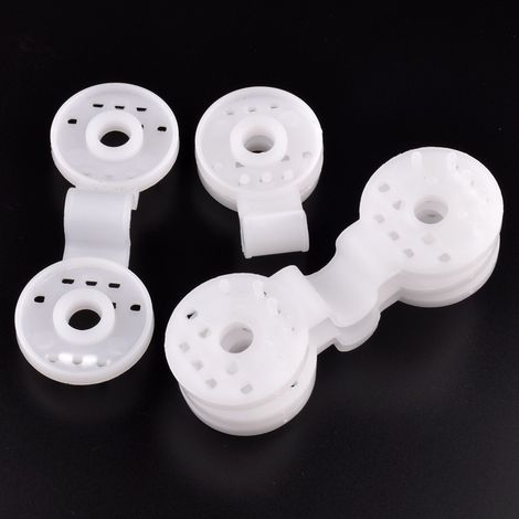 MIMOSON-White 100pcs Practical Robust Fixing Clip for Greenhouse Sun Shade Fabric (1/5)