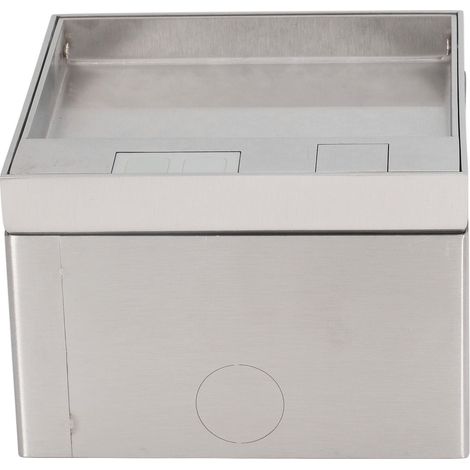 Boîtier de prise de sol indonésien style marbre, en acier inoxydable plat, à deux prises de courant à trois trous de type 45, conforme à la norme britannique (AC250V). (1/5)