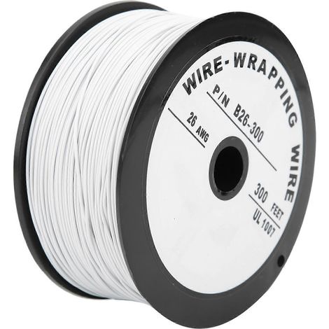 Câble électrique UL1007 pour câblage aéronautique, en cuivre étamé, 100 mètres, calibre 26 AWG, pour applications aéronautiques.