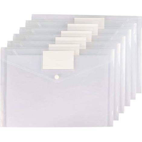 Carpeta para documentos A4-6 piezas, carpeta para documentos A4, bolsa para documentos A4, caja para documentos A4, carpeta de proyectos A4 (1/5)