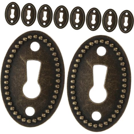 LIFKOME Lot de 10 plaques décoratives ovales vintage pour (1/5)