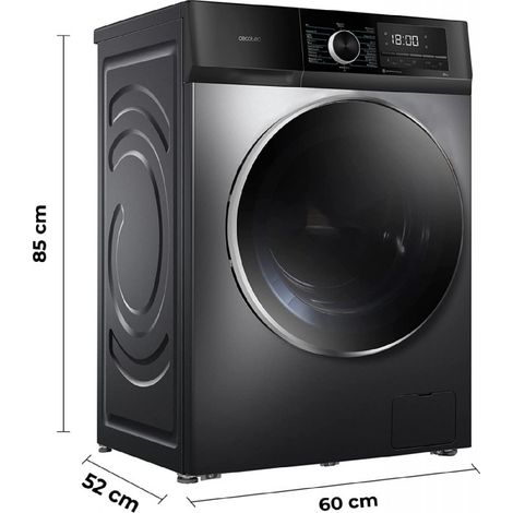 Cecotec Lavadora de carga frontal Lavadora Bolero DressCode 8500 Inverter Steel A (1/5)