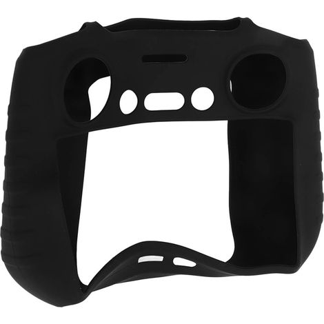 Étui de protection en silicone avec pare-soleil pour radiocommande DJI RC 2 - Accessoires résistants aux rayures et aux chutes - Noir (1/5)