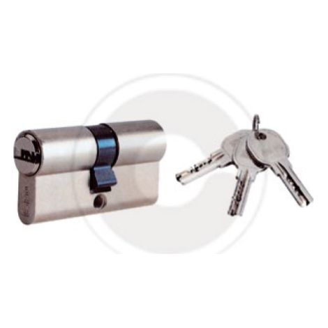 Cylindre de sA curitA nickelA Iseo 8809.28.28 R6 double profil 56 mm