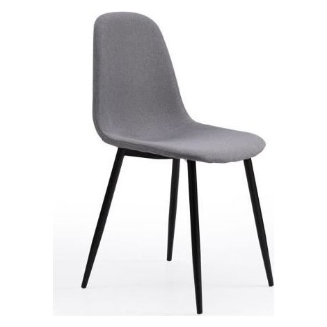 Chaises de salle à manger - JUANIO - Lot de 4 - Gris - Scandinave - Moderne (1/2)