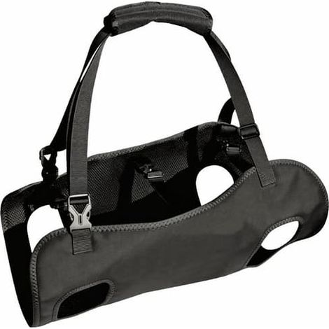 Harnais de levage pour chiens âgés et handicapés - Sangle de rééducation en tissu Oxford pour faciliter la montée et la descente d'escaliers et la marche, support ajustable en tailles M/L/XL et M. (1/5)