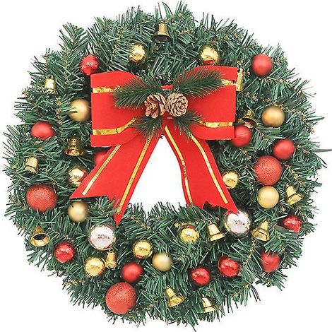 guirlande De Nol Fleurs Artificielles - 30cm, Sans Guirlande Lumineuse, Dcoration De Nol, Guirlande De Fleurs Artificielles Dcoration Suspendue Gu (1/5)