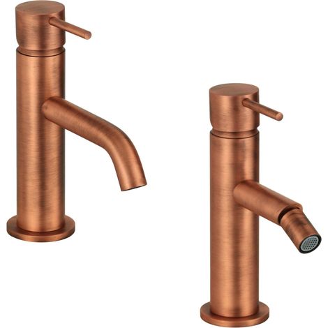 Set miscelatori lavabo e bidet in colore rame Gattoni Easy KITEASYVC1 (1/5)