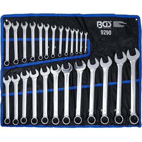 Jeu de Clés Mixtes 25 pcs 6-32 mm - Acier Résistant - Polyvalence et Précision - D-Work (1/5)