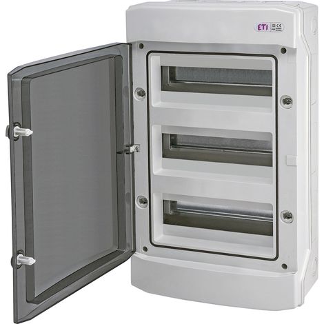 Cuadro de distribución de superficie ECH-36PT-s, 36 módulos, puerta transparente, IP65, 1500 V. (1/5)