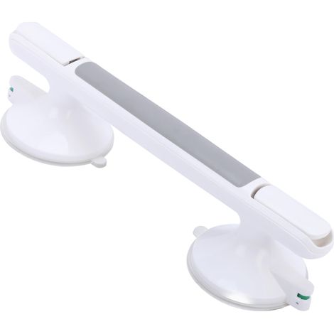 Barre d’Appui à Ventouses pour Salle de Bain - Barre de Maintien sans Percage 33 cm - Poignée à Ventouse pour Douche Baignoire et WC Handicapé - Sécurité Personnes Âgées (1/5)