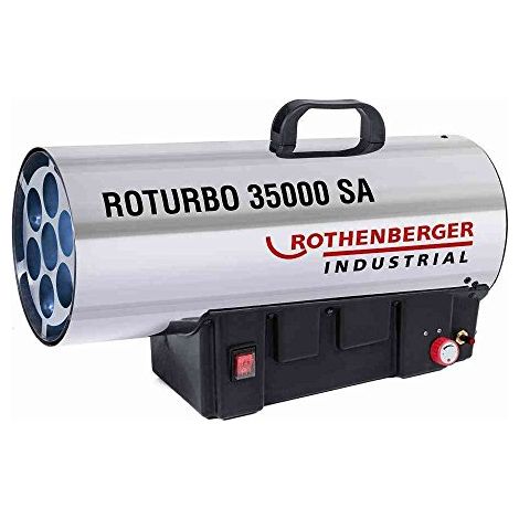 ROTHENBERGER Industrial Cannone riscaldante ROTURBO 35000SA con Piezo incl. Tubo e Regolatore - 1500000364