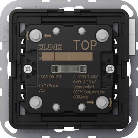 Jung KNX Taster Universal, 1fach, F10, Secure, Serie CD/LS LS CD 1091 1ST (1/2)