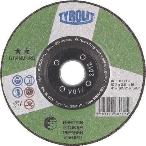 Disque à couper TYROLIT 367782